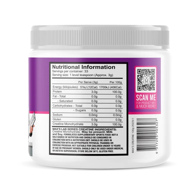 Max's Creatine Monohydrate